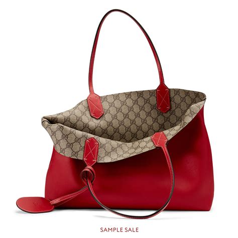 gucci reversible tote large|gucci gg supreme reversible tote.